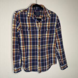 American Eagle Outfitters Plaid Heavy Flannel Shirt Sz XS